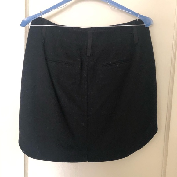 Madewell Black Wool Skirt with quilted patch pockets - Picture 8 of 8